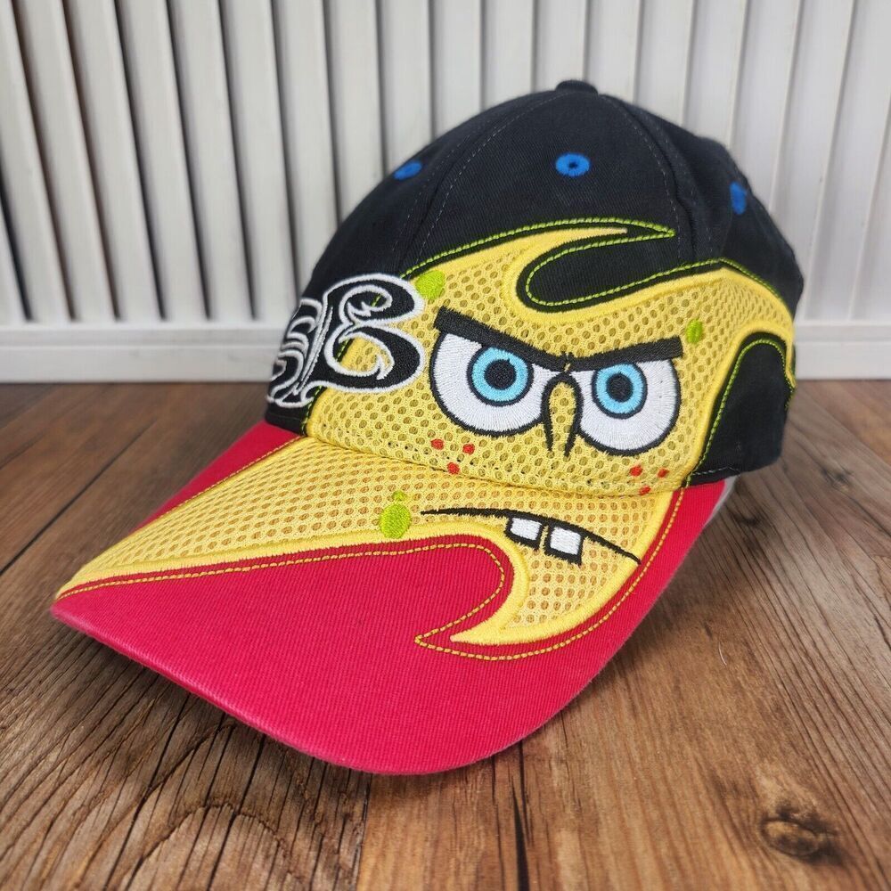 Nickelodeon SpongeBob Squarepants SB Strapback Hat Cap Youth Adjustable 2006 TV